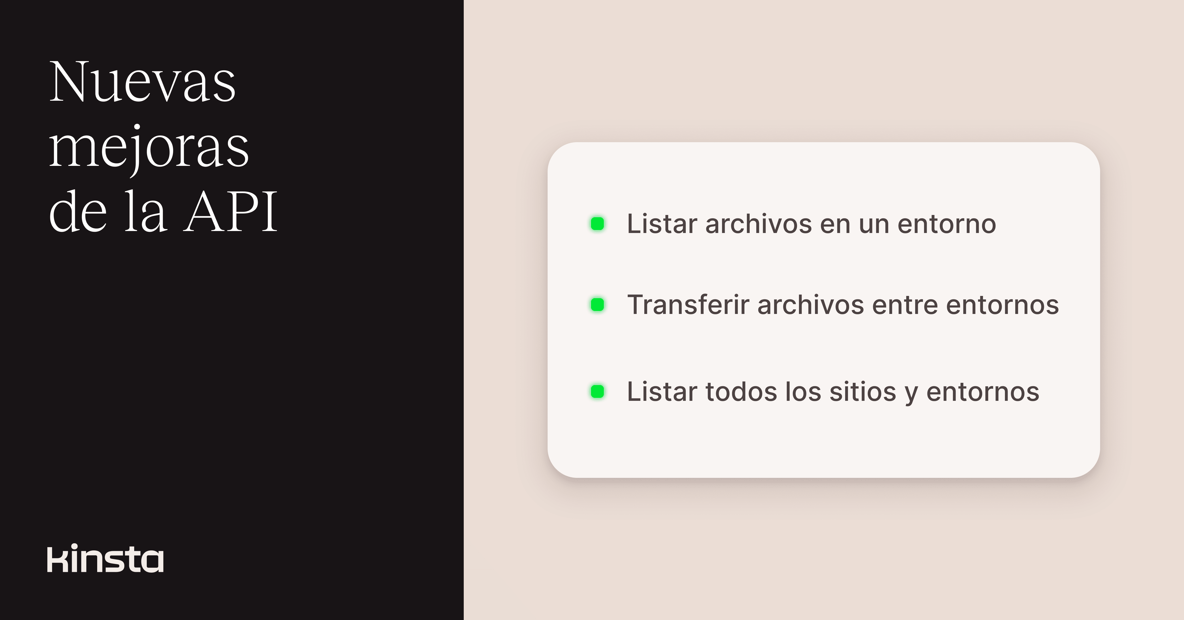 Recupera archivos y rutas específicas con la API de Kinsta.