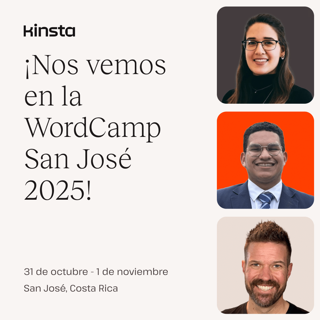 El equipo de Kinsta en la WordCamp San José.
