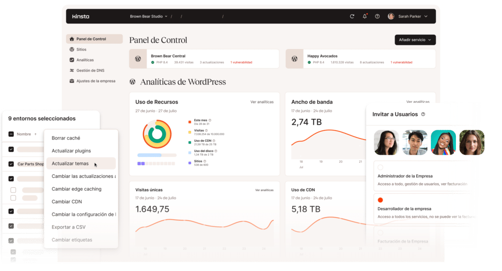 Lo más destacado de MyKinsta