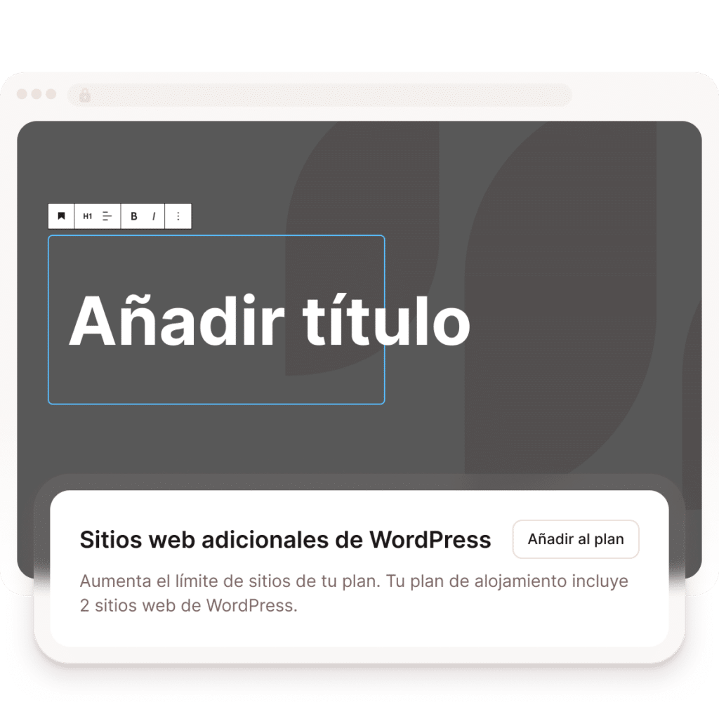 Añadir un sitio de WordPress más