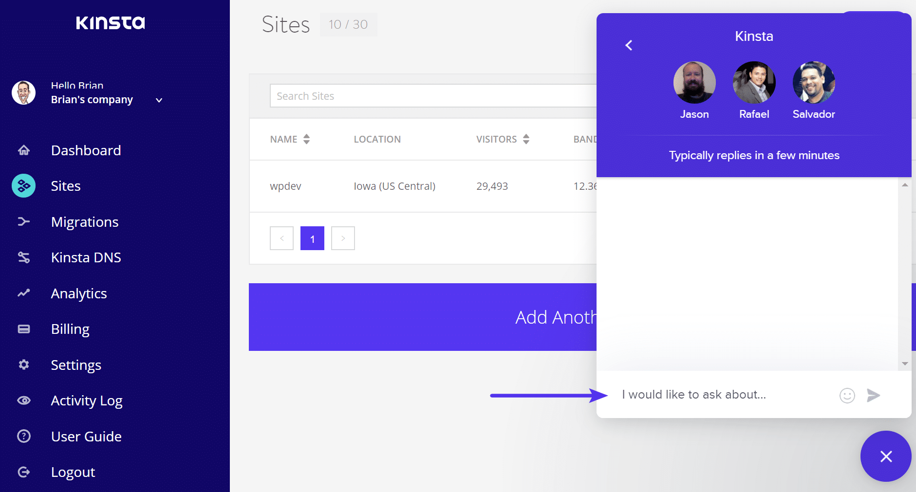 Envoyer un ticket de support WordPress