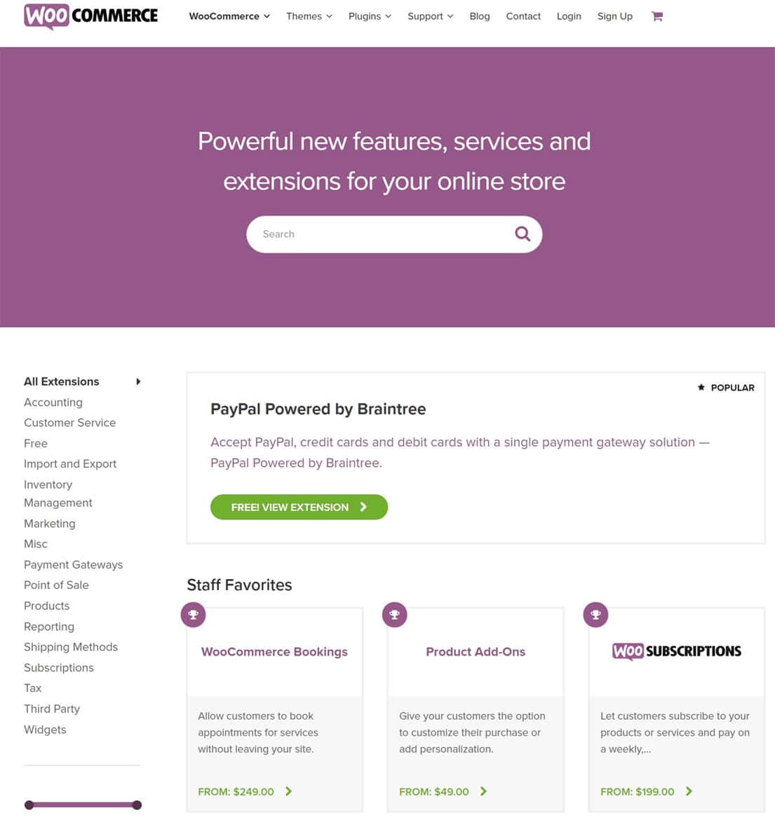 WooCommerce extensions and themes Extensions et thèmes WooCommerce