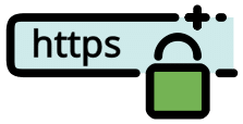 Barre d'adresse HTTPS