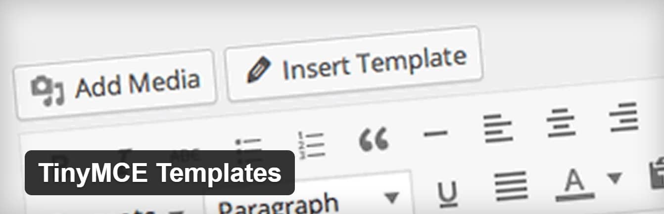 tinymce templates wordpress plugin