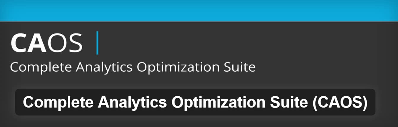 Extension Complete Analytics Optimization Suite