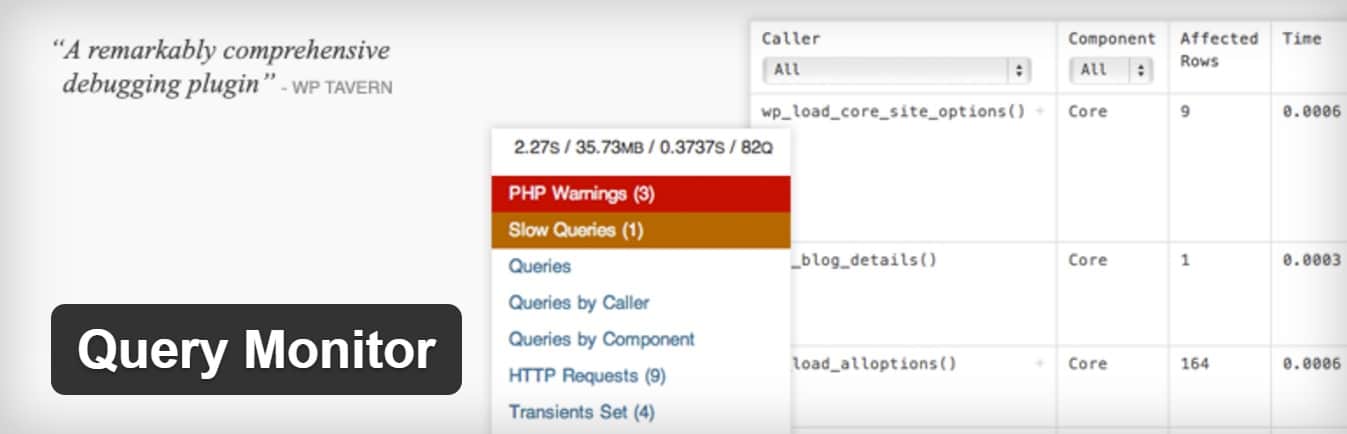 Extension Query Monitor