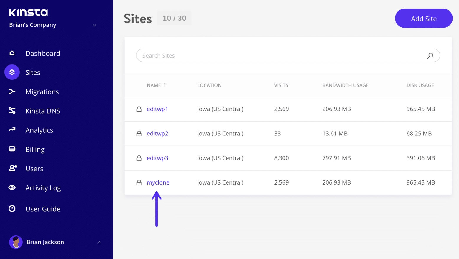 Gérer un site WordPress cloné