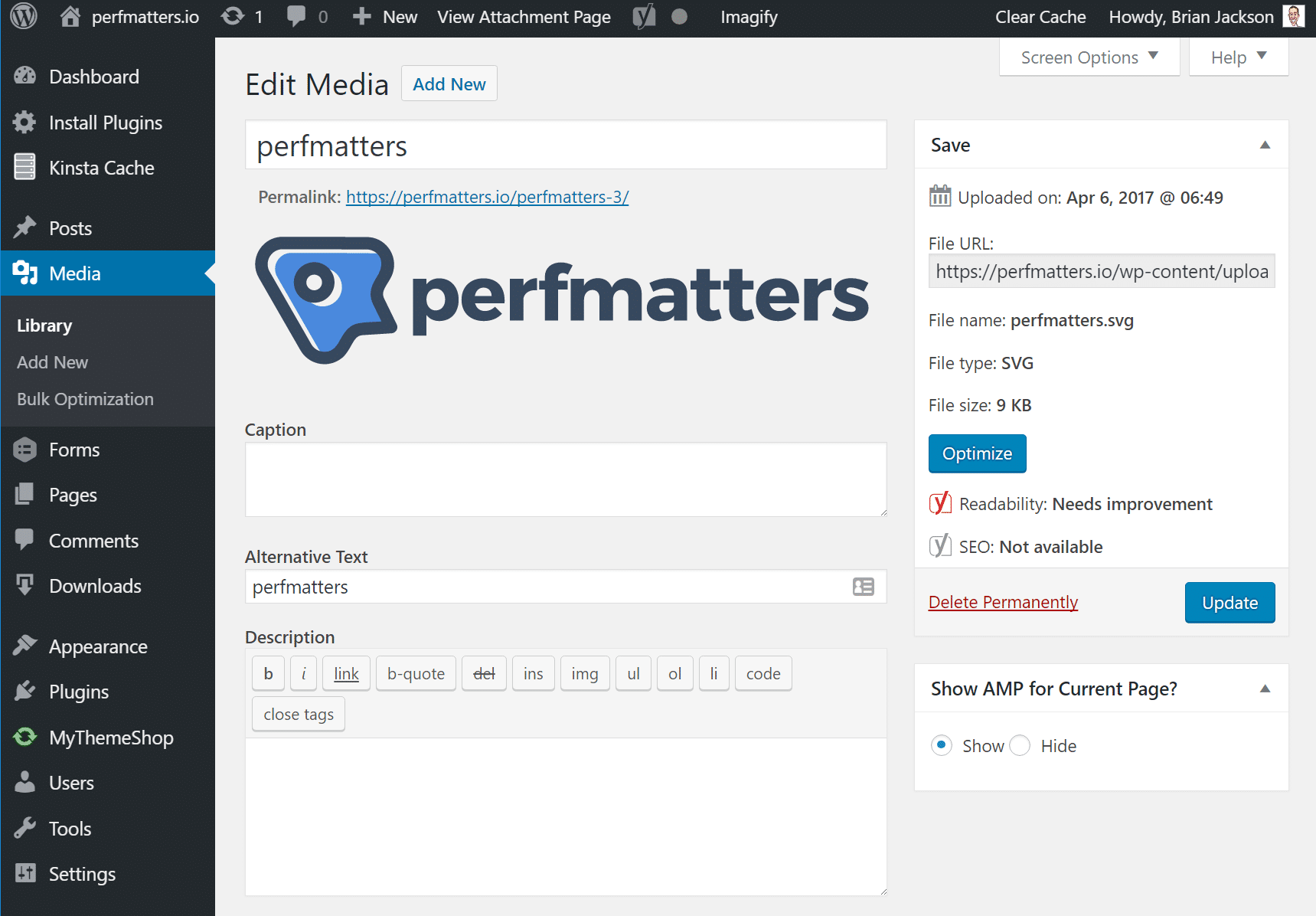 SVG dans la médiathèque WordPress