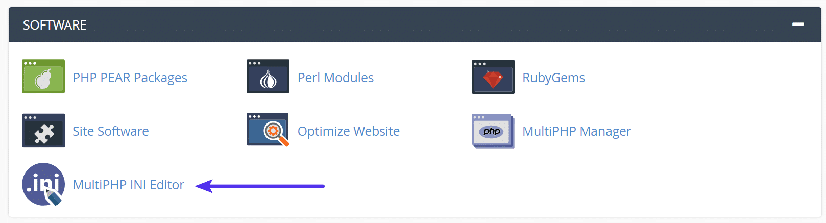 Éditeur MultiPHP INI