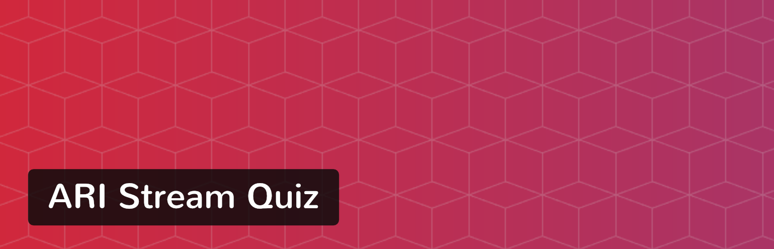 Extension WordPress Ari Stream Quiz