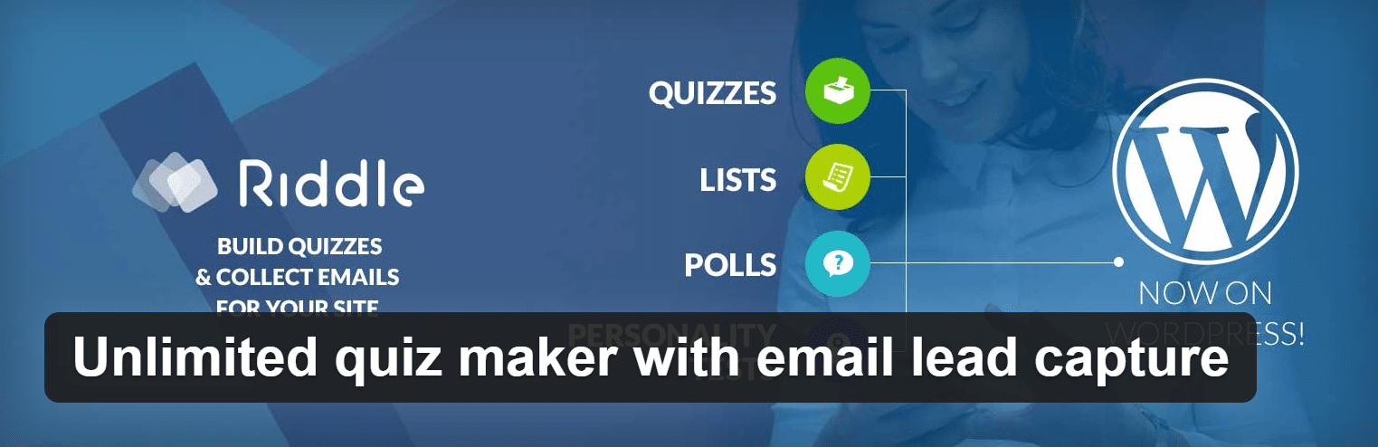 Unlimited Quiz Builder with Email Capture by Riddle