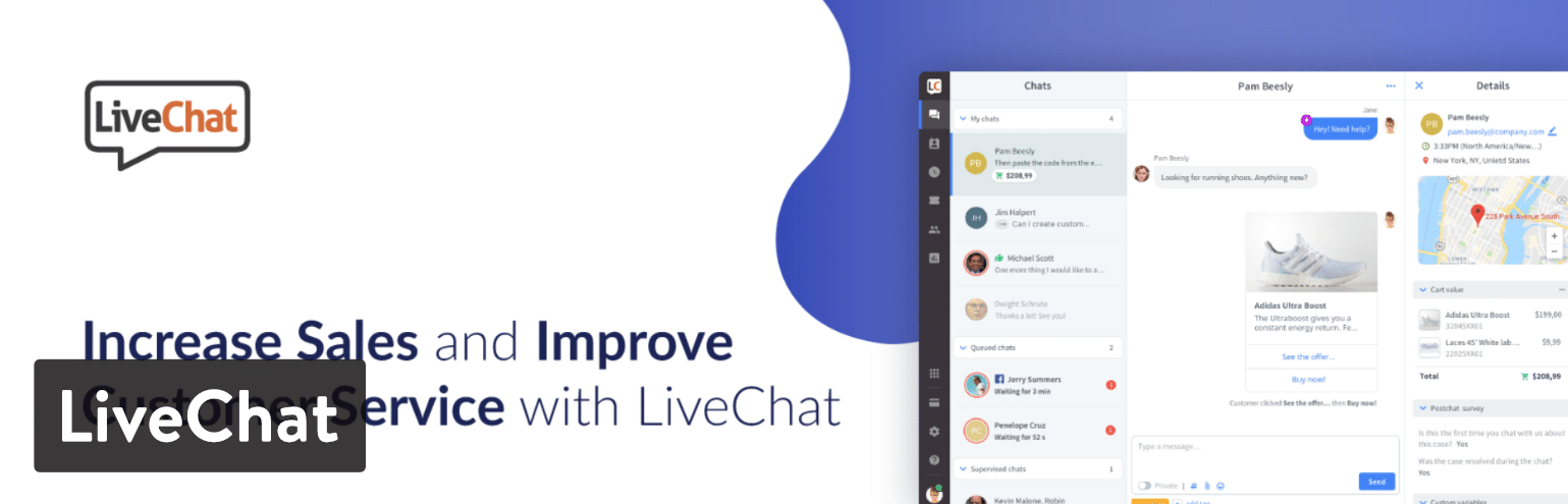 Extension WordPress LiveChat