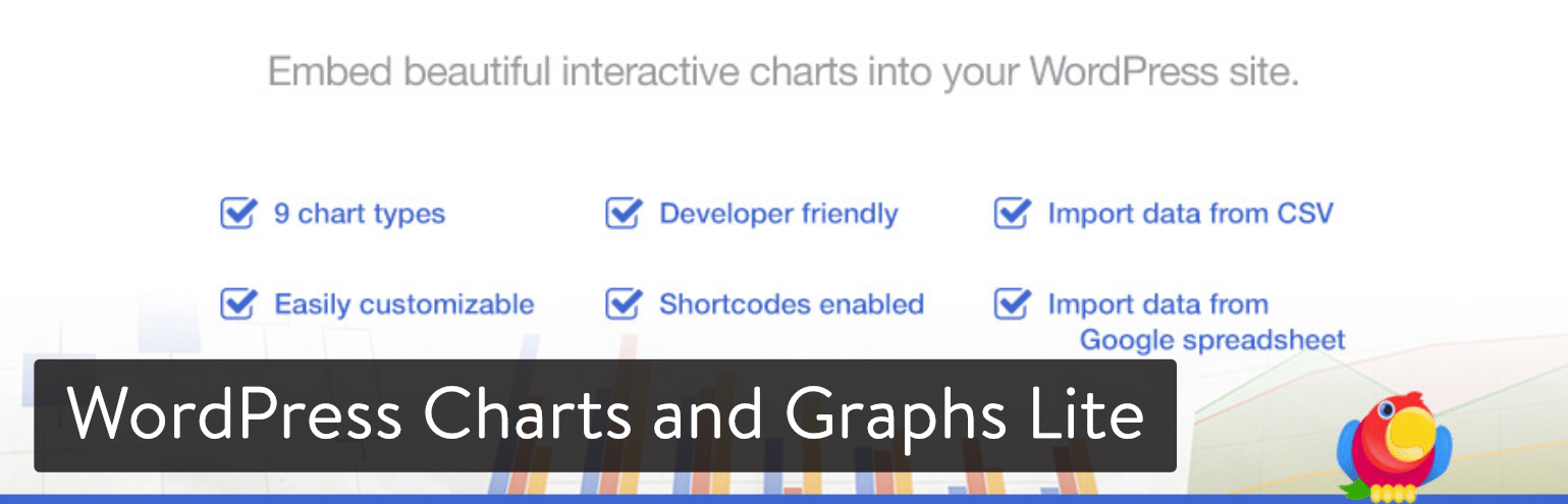 Extension WordPress Charts and Graphs Lite