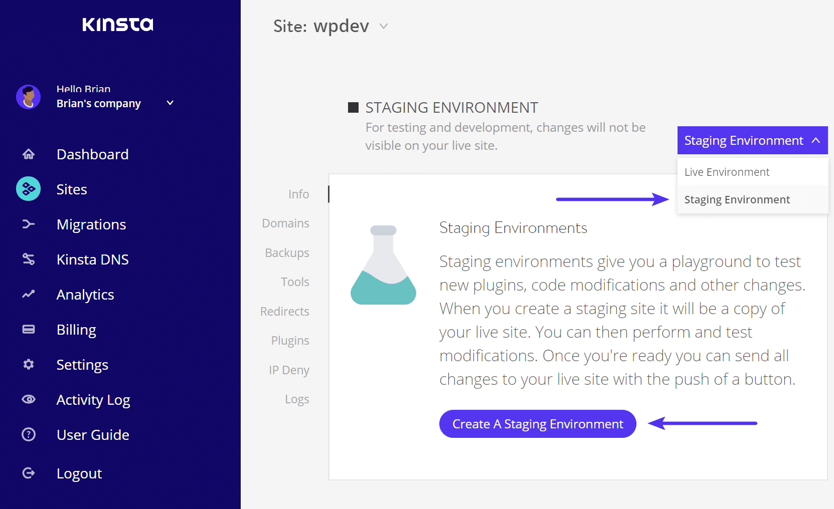 Créer un site de test WordPress