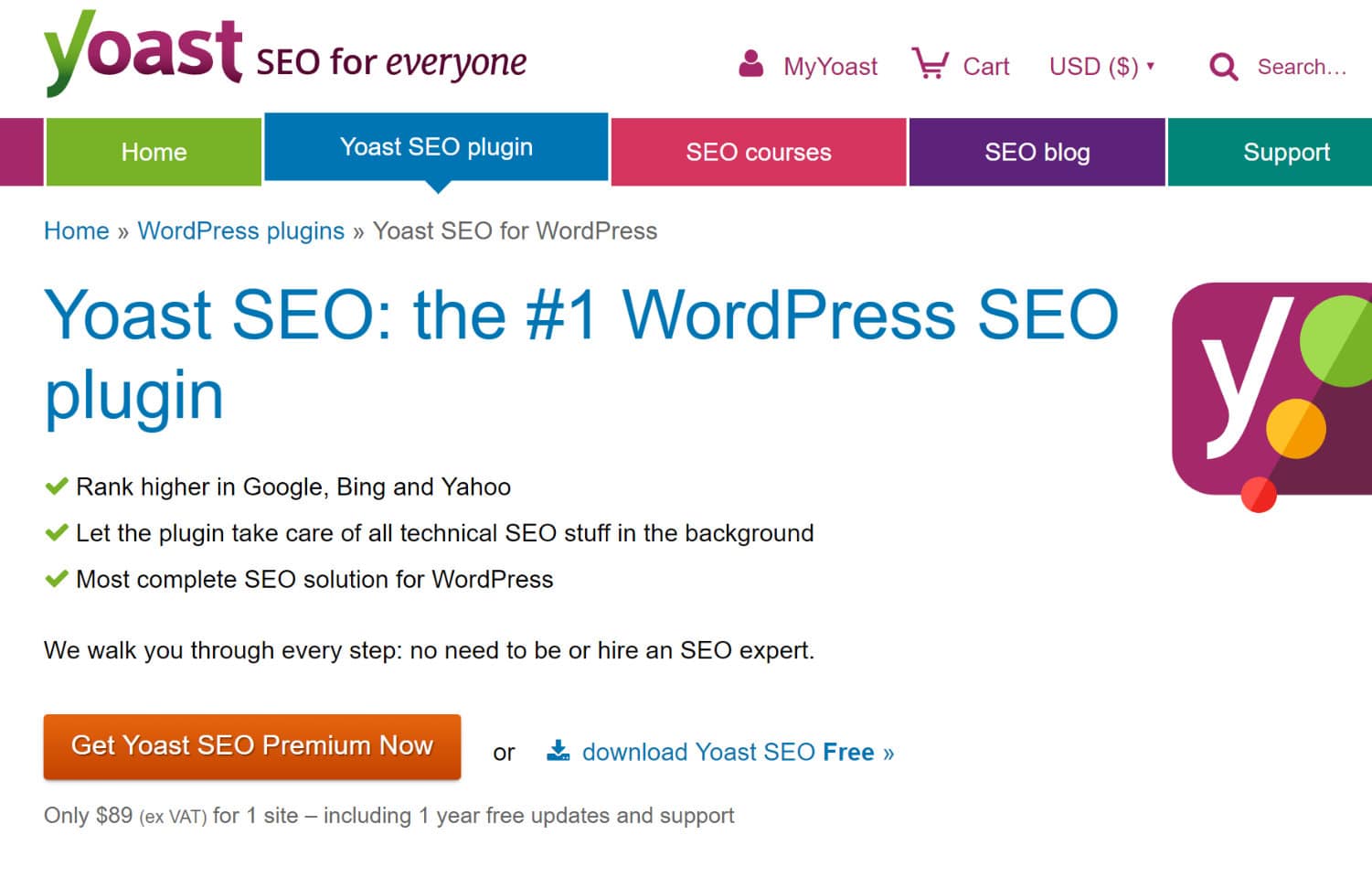 Extension Yoast SEO