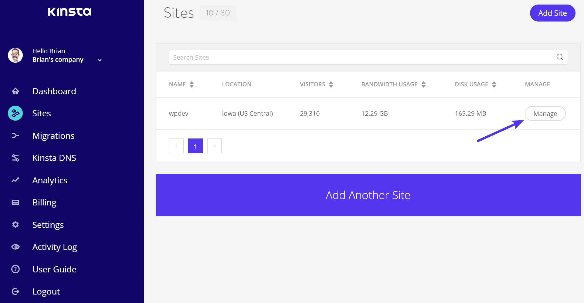 Gérer site WordPress
