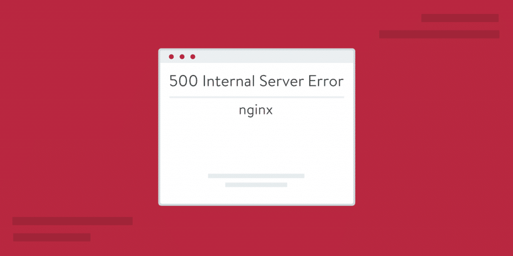 erreur 500 internal server error