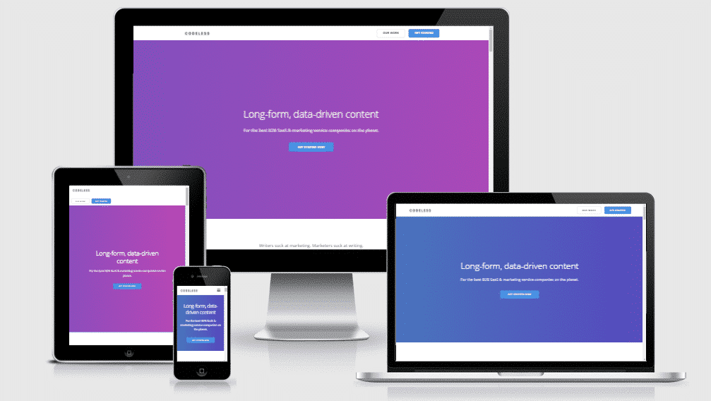 Tests de design responsive