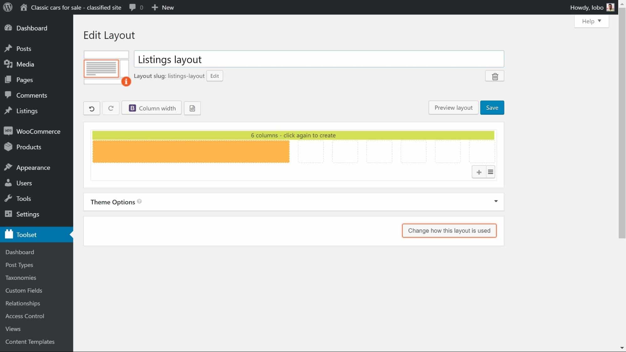 Comment configurer les mises en page