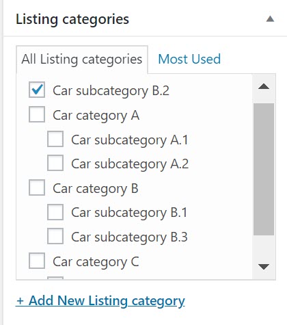 Taxonomies personnalisées