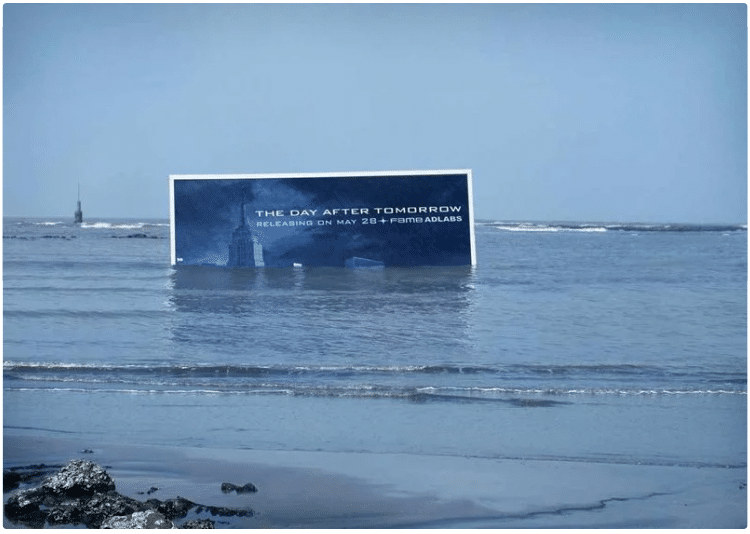 Campagne "Day After Tomorrow" par Fame Adlabs