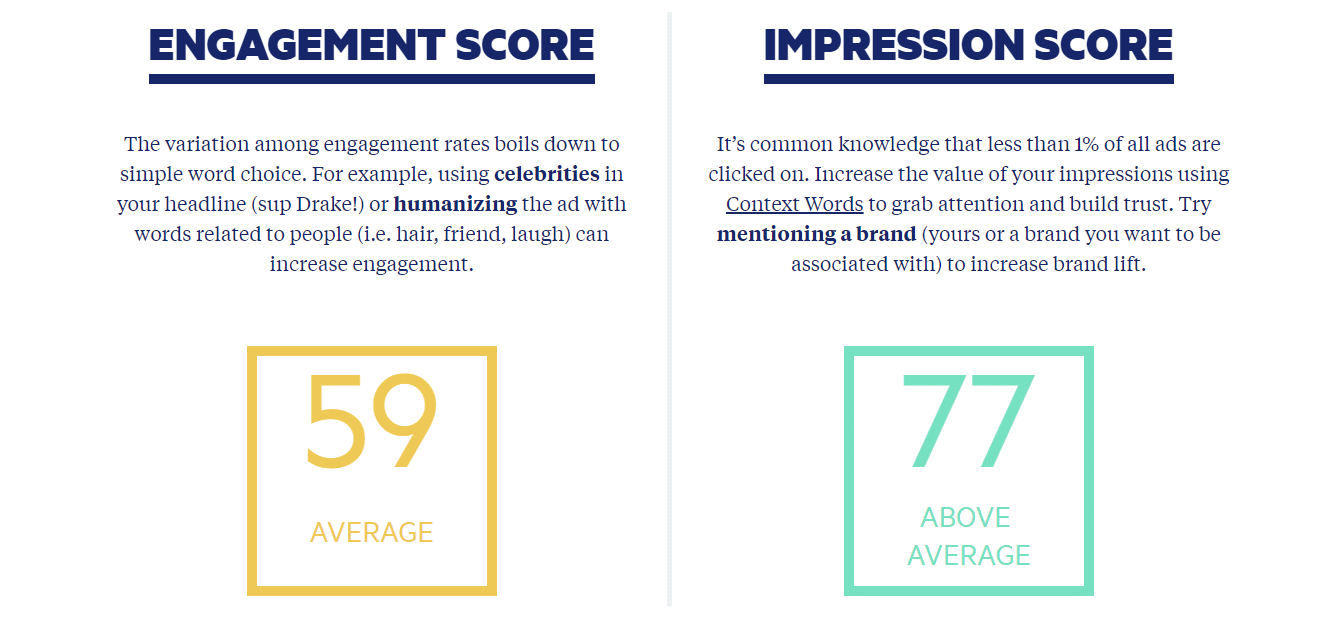 Résultats de l'analyse des titres de Sharethrough