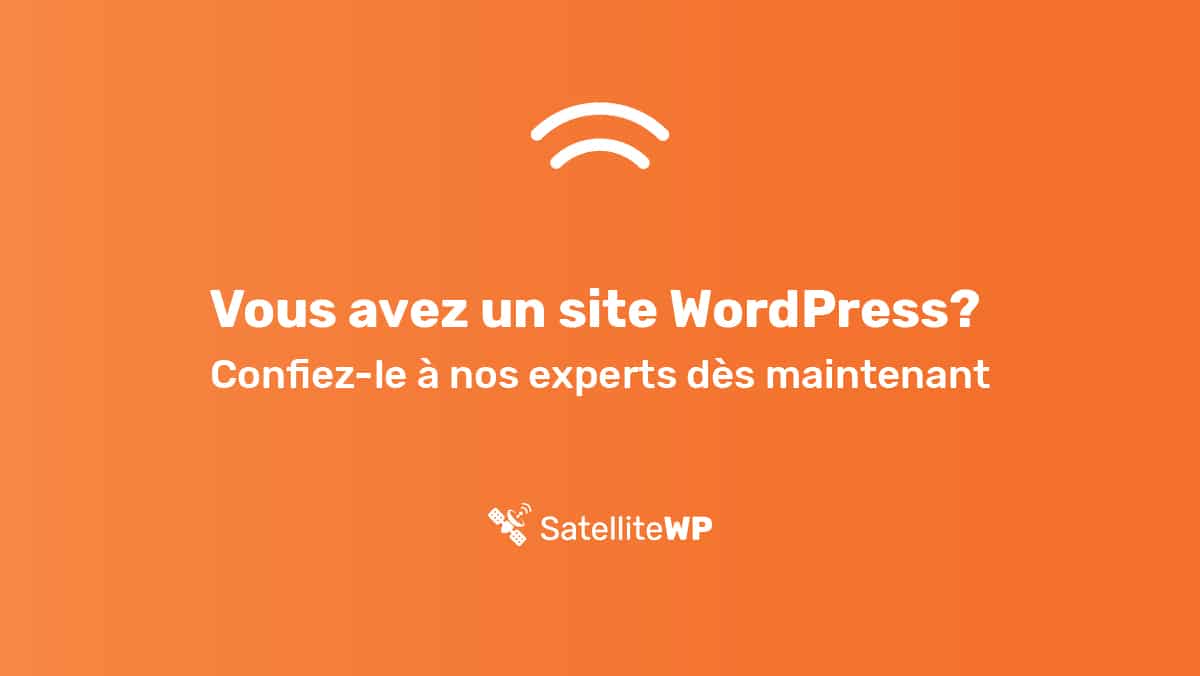 SatelliteWP Maintenance WordPress