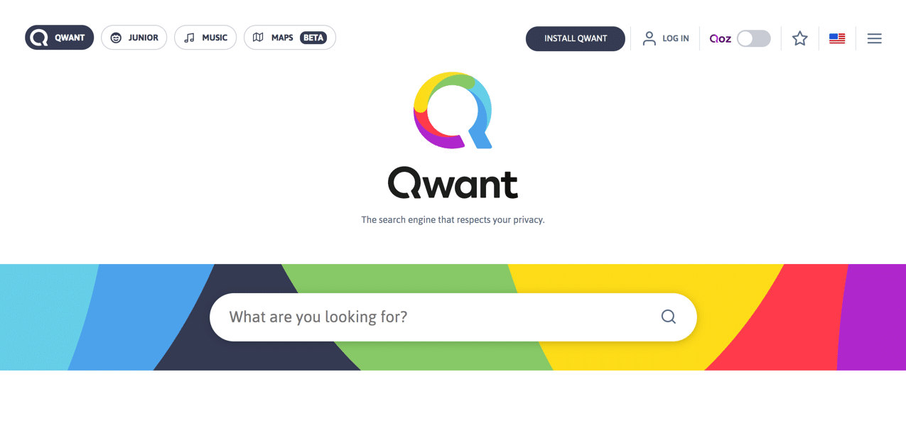 qwant recherche moteur%20 - Meilleurs moteurs de recherche alternatifs à utiliser en 2021