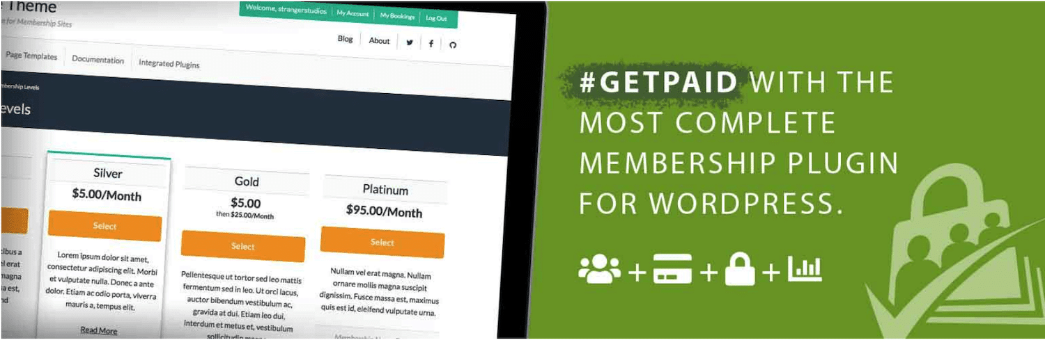 Extension WordPress Paid Membership Pro