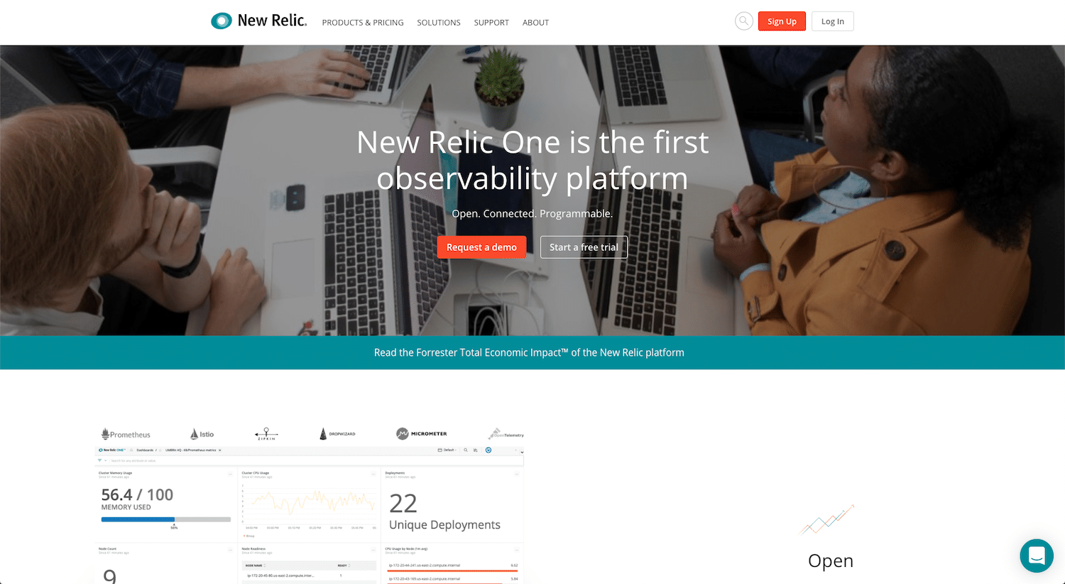 Produits SaaS : New Relic