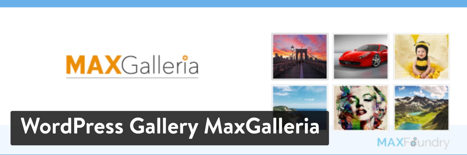  Plugin WordPress Galerie MaxGalleria