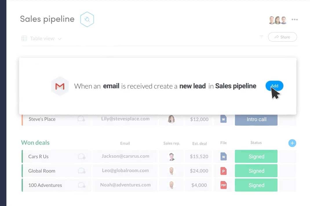 Outils de flux de travail de Monday