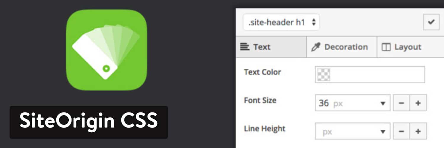 Extension WordPress SiteOrigin CSS