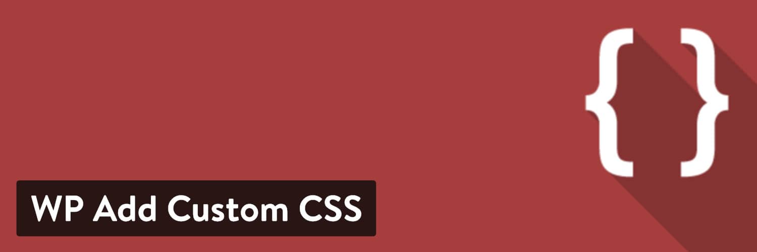Extension WordPress WP Add Custom CSS