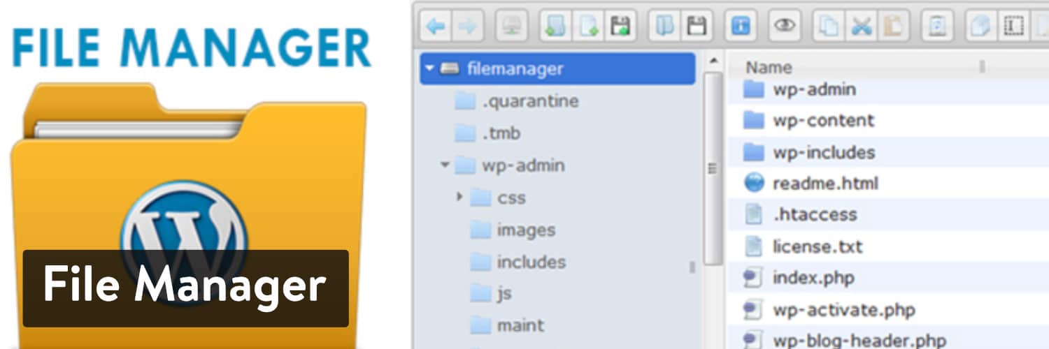 Extension WordPress File Manager