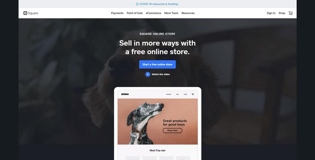 square online store