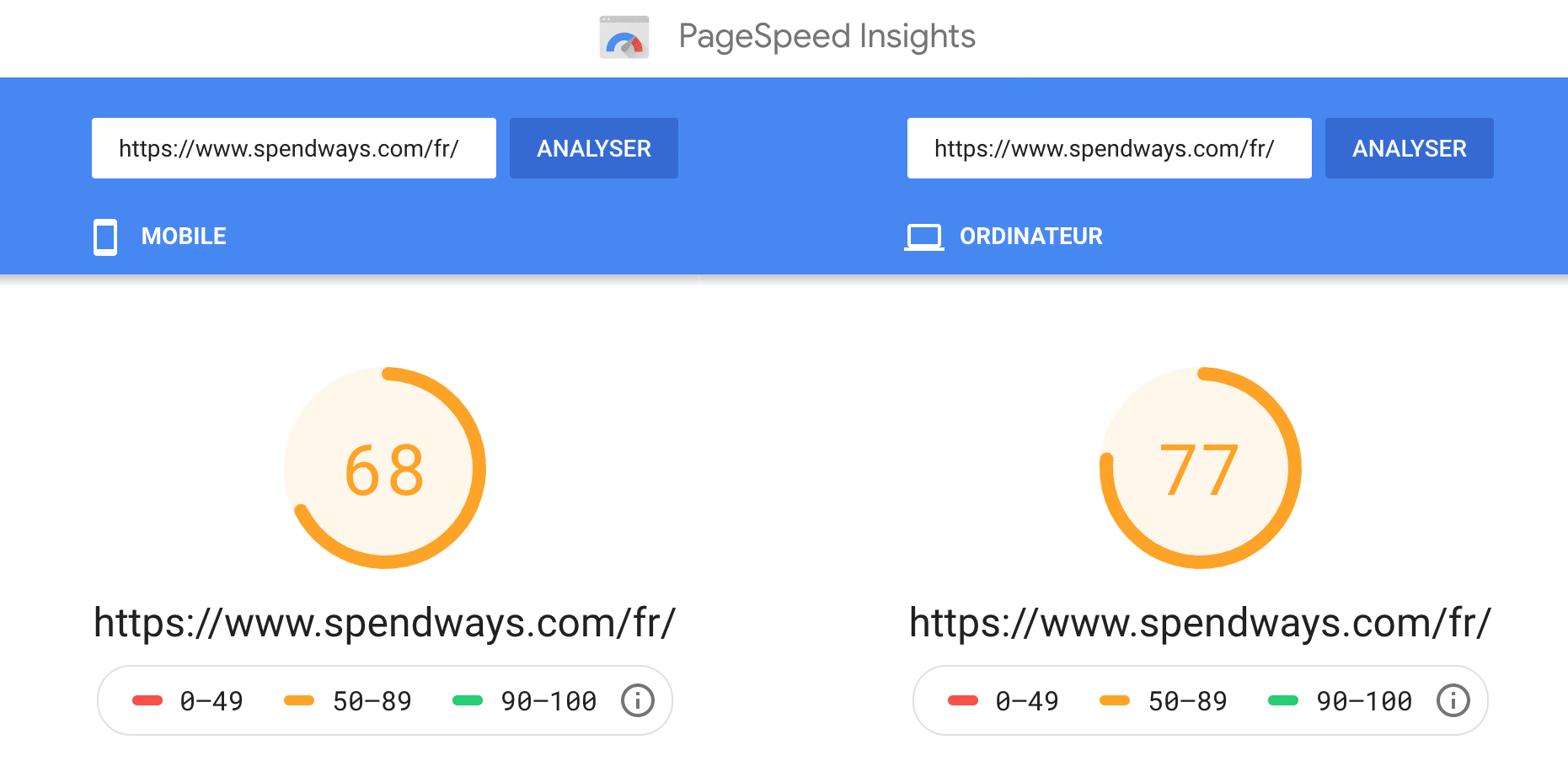 Spendways - mobile / desktop