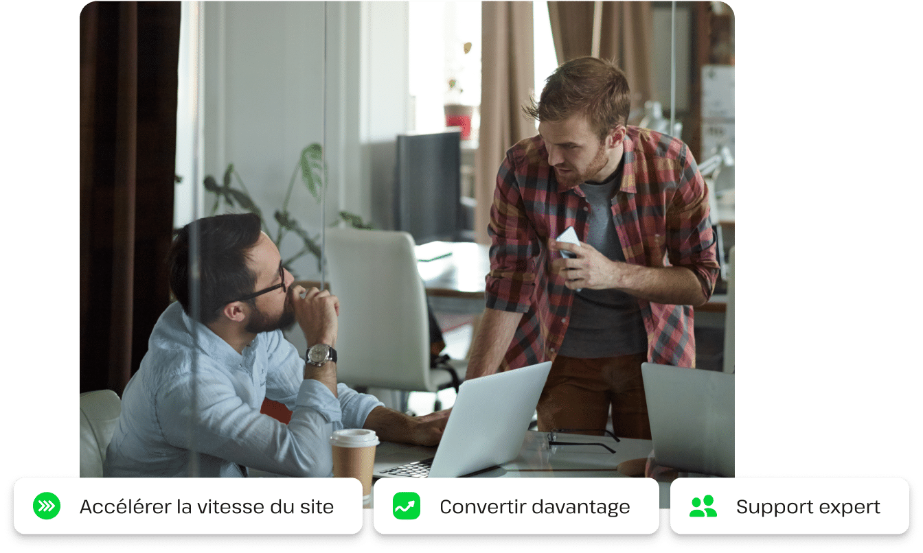 Vitesses 200 % plus rapides, conversions accrues et support expert