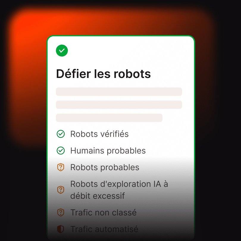 La protection anti-robots de Kinsta vous offre un contrôle total.