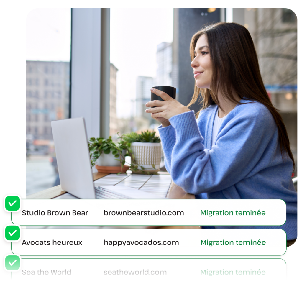 Migrations illimitées et réalisées par des experts de l'équipe Kinsta Migrations.