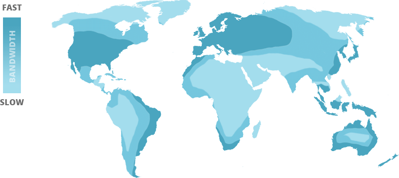 Mappa della larghezza di banda