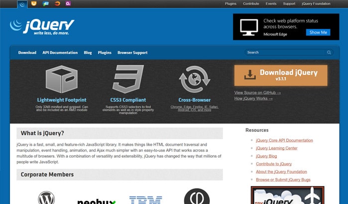 siti wordpress jquery