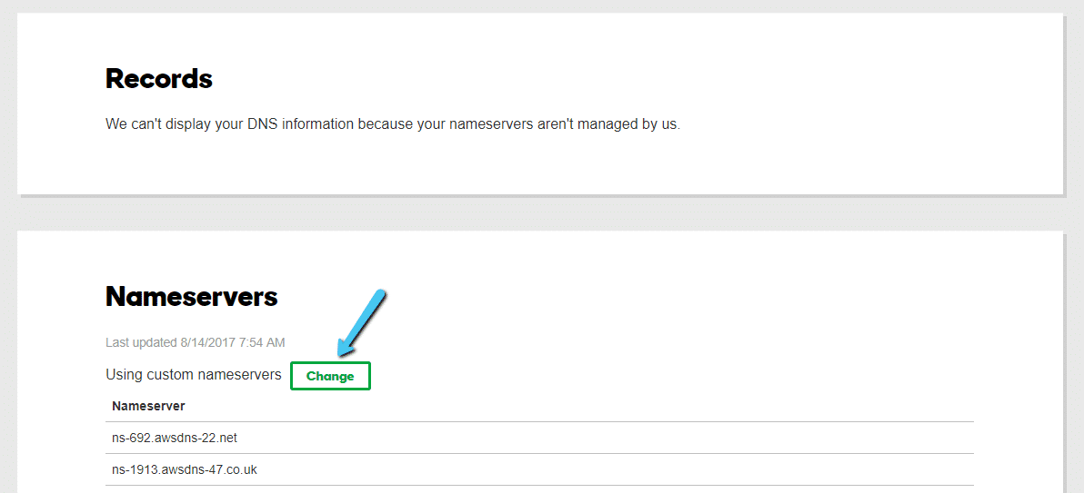 Come tornare ai server dei nomi di GoDaddy