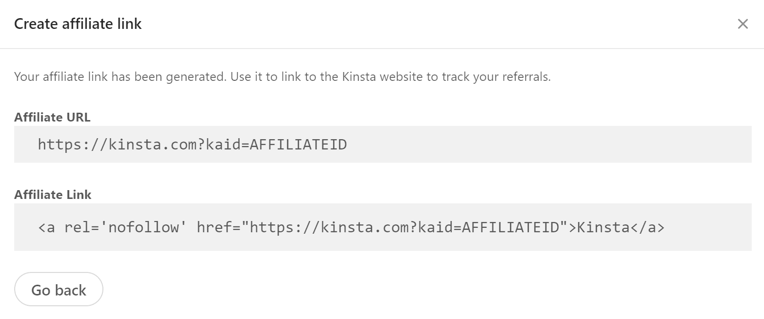 Link di affiliazione