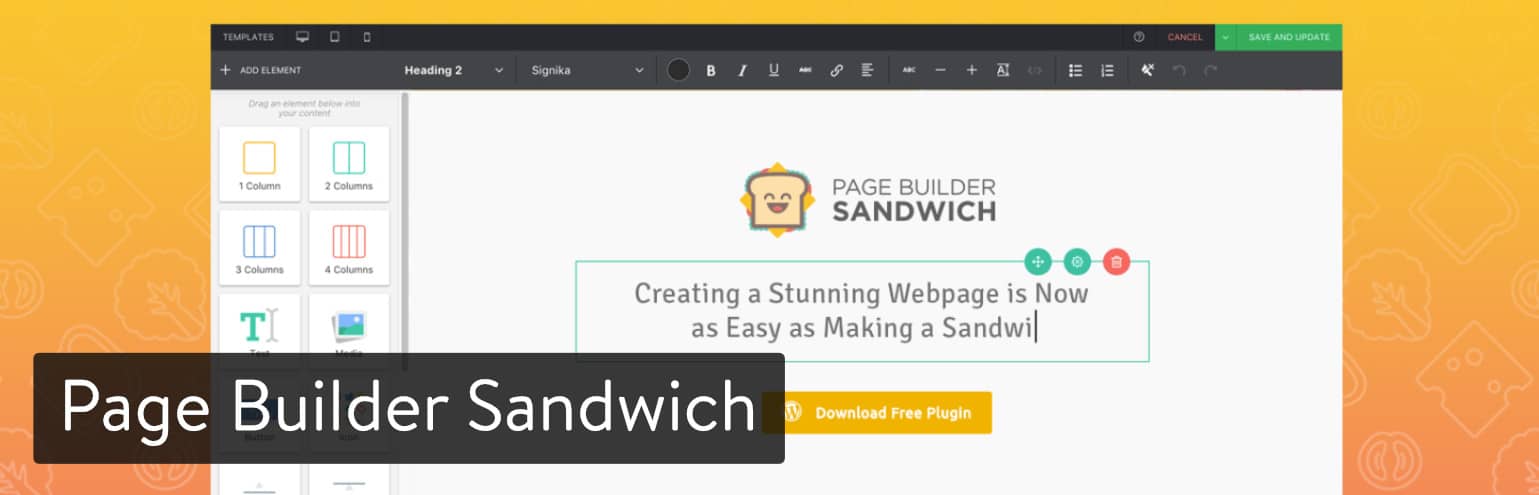 Page Builder Sandwich