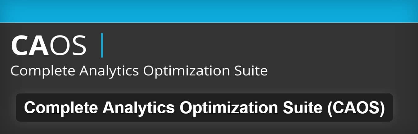 Complete Analytics Optimization Suite