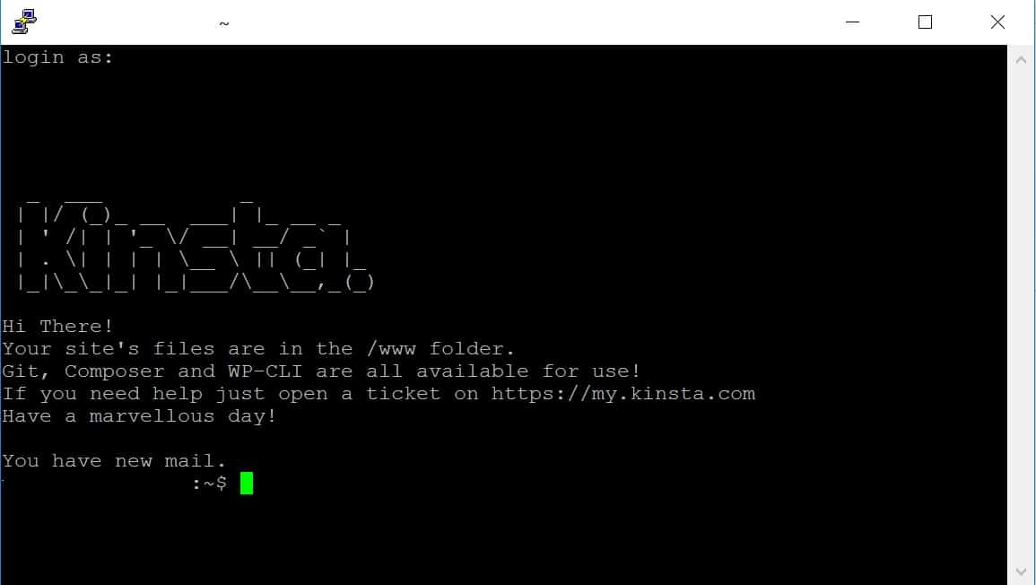 Conferma accesso SSH