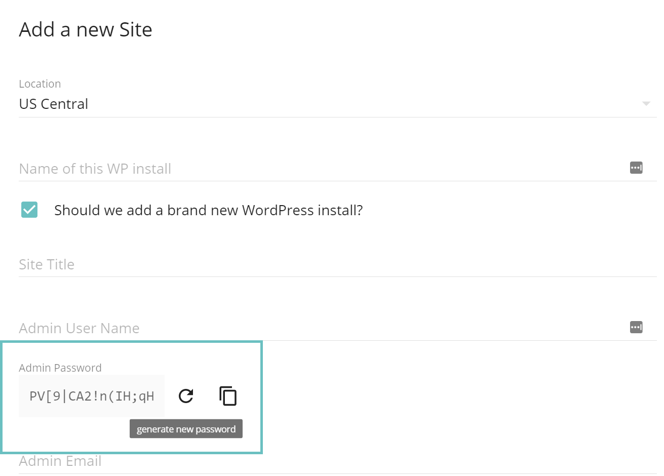 Forzare password WordPress sicura