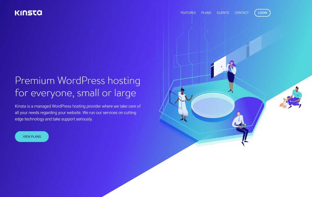 Homepage Kinsta