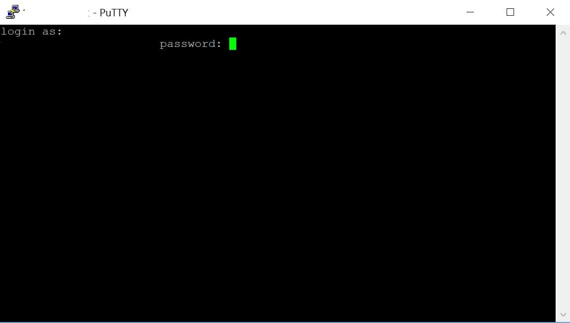 Login password SSH